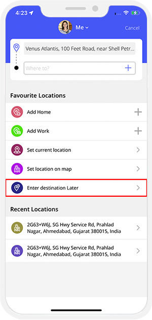 User bank details