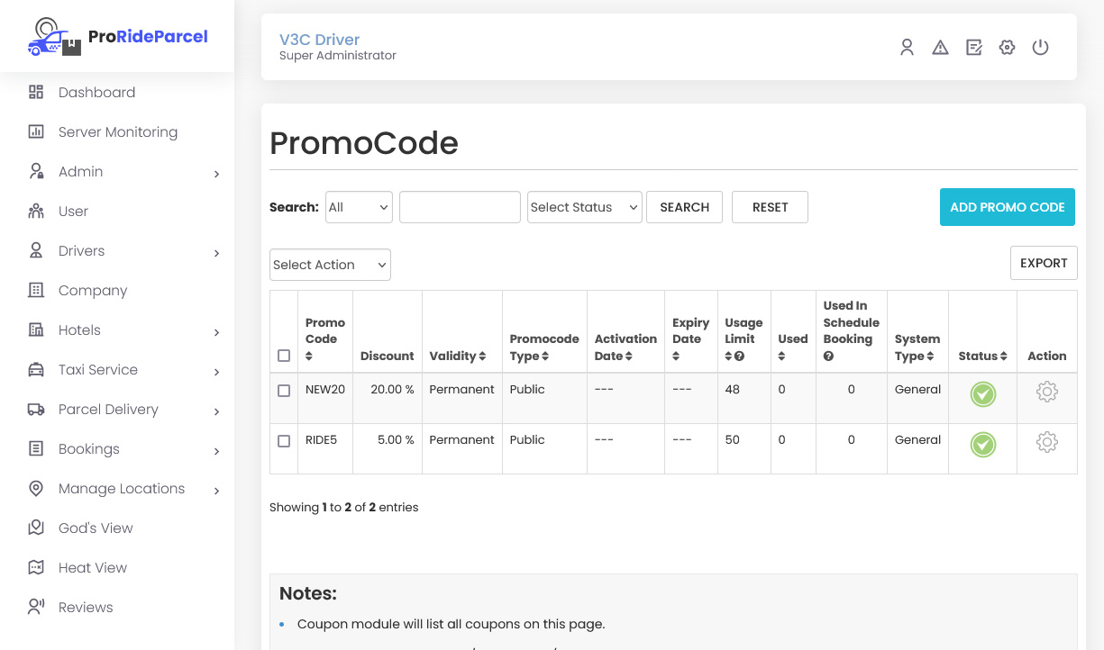 Promo Code