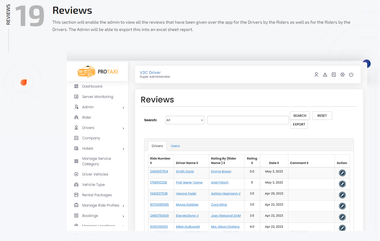 payment reports