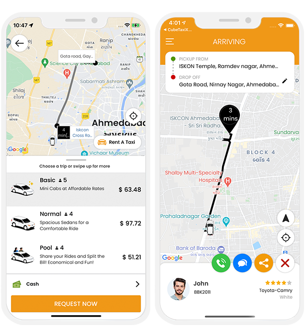Passenger's iOS App Visuals