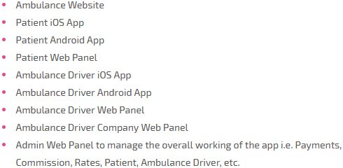 ambulance-app Delivery app script