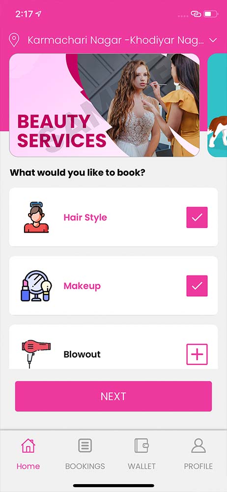 user app