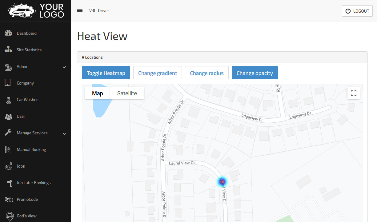 toogle heatmap