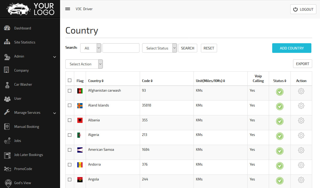 add country