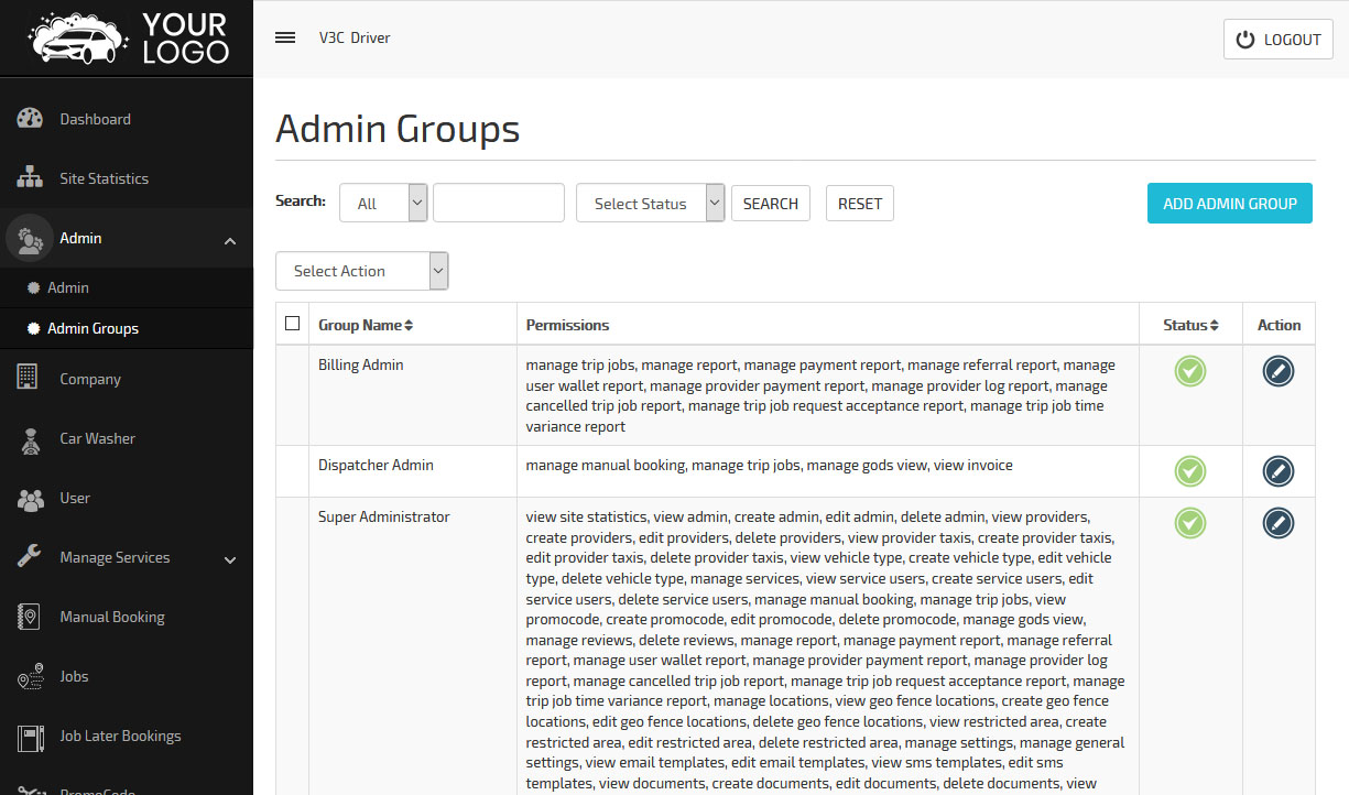 add admin group