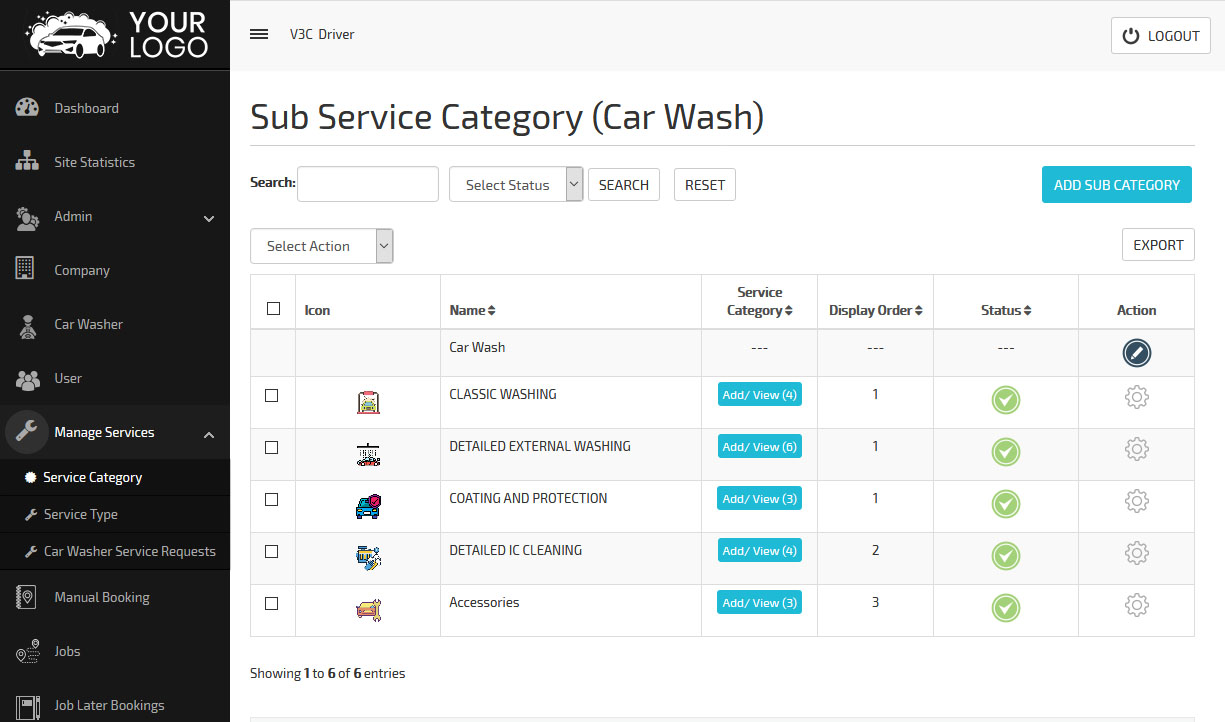 add sub category