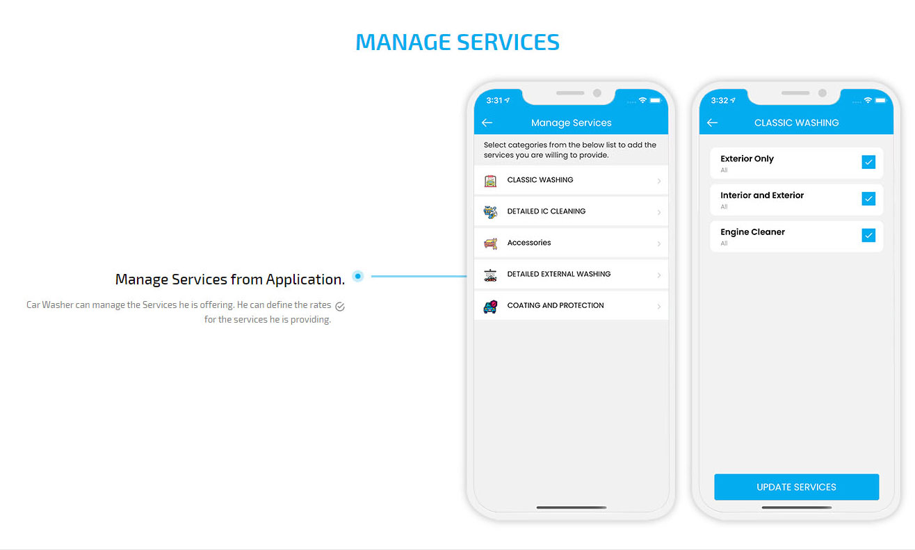 manage services