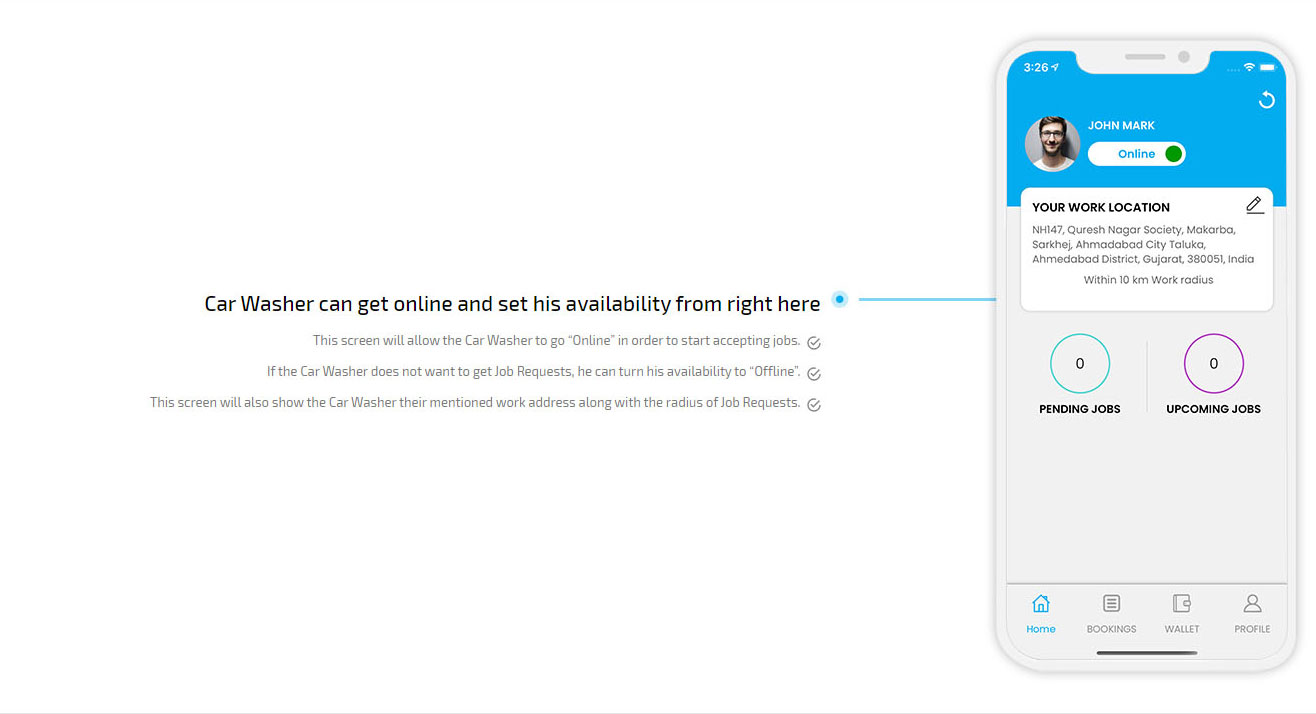 car washer gets online