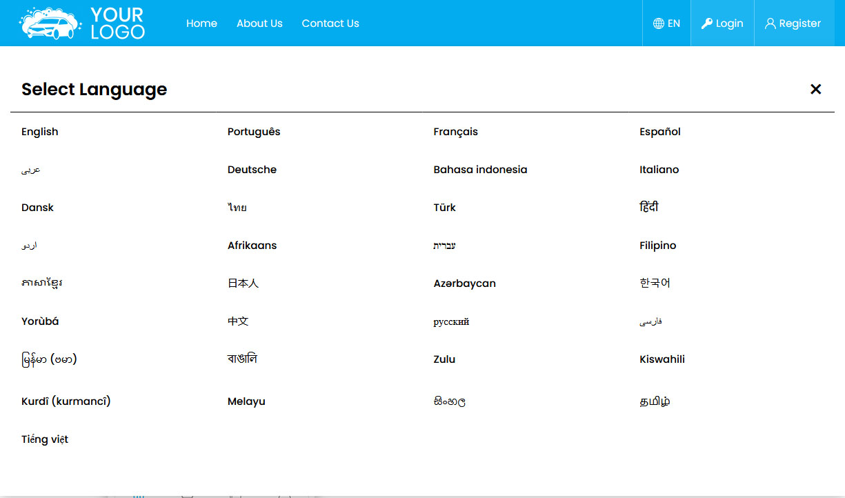 Select Language