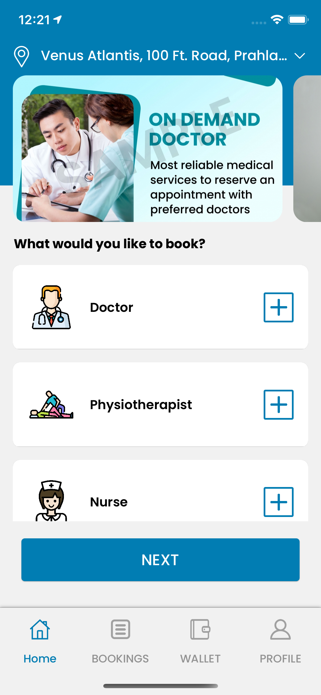 user app