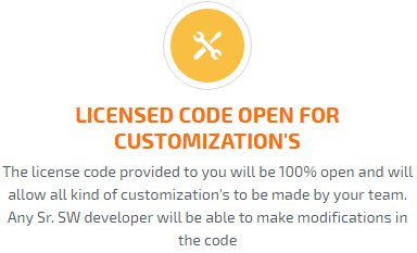 Licensed Code Open for Customization's