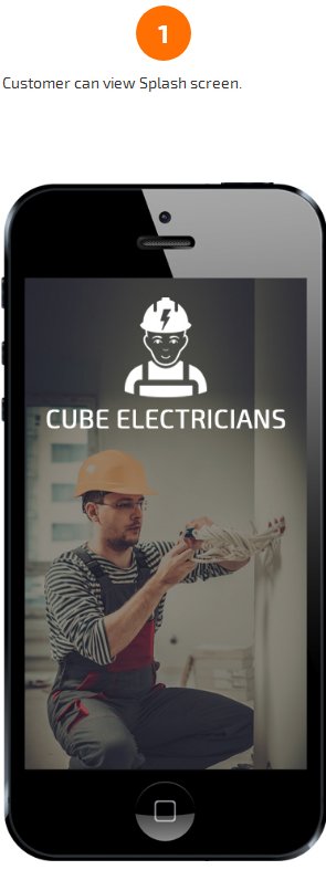 electrician apps splash screen