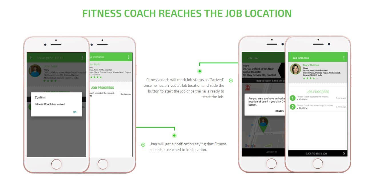 fitness-coach reaches at the job location