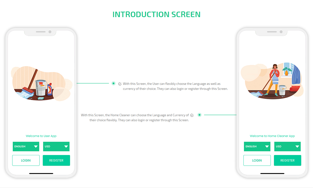 Introduction screen