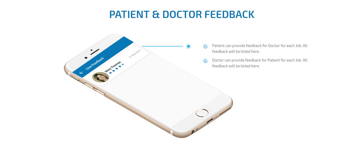 patient and physiotherapist app feedback screen