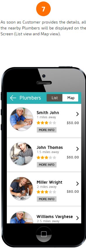 nearby available plumber screen