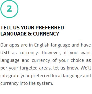 Preferred language & Currancy