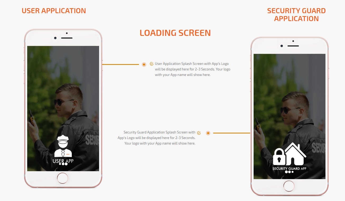 uber for security-guard app splash screen