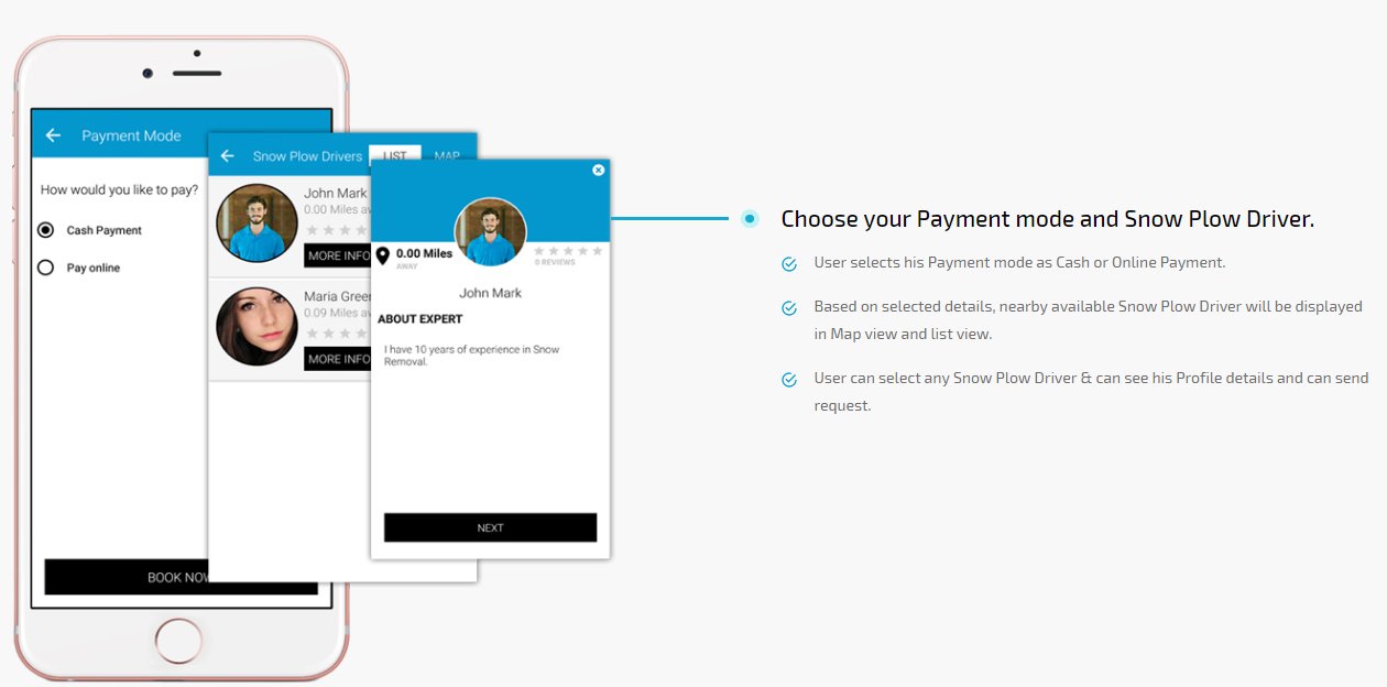 User choose payment mode