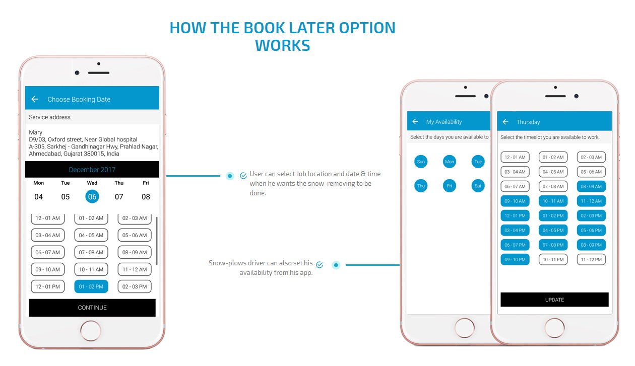 user app book later option screen