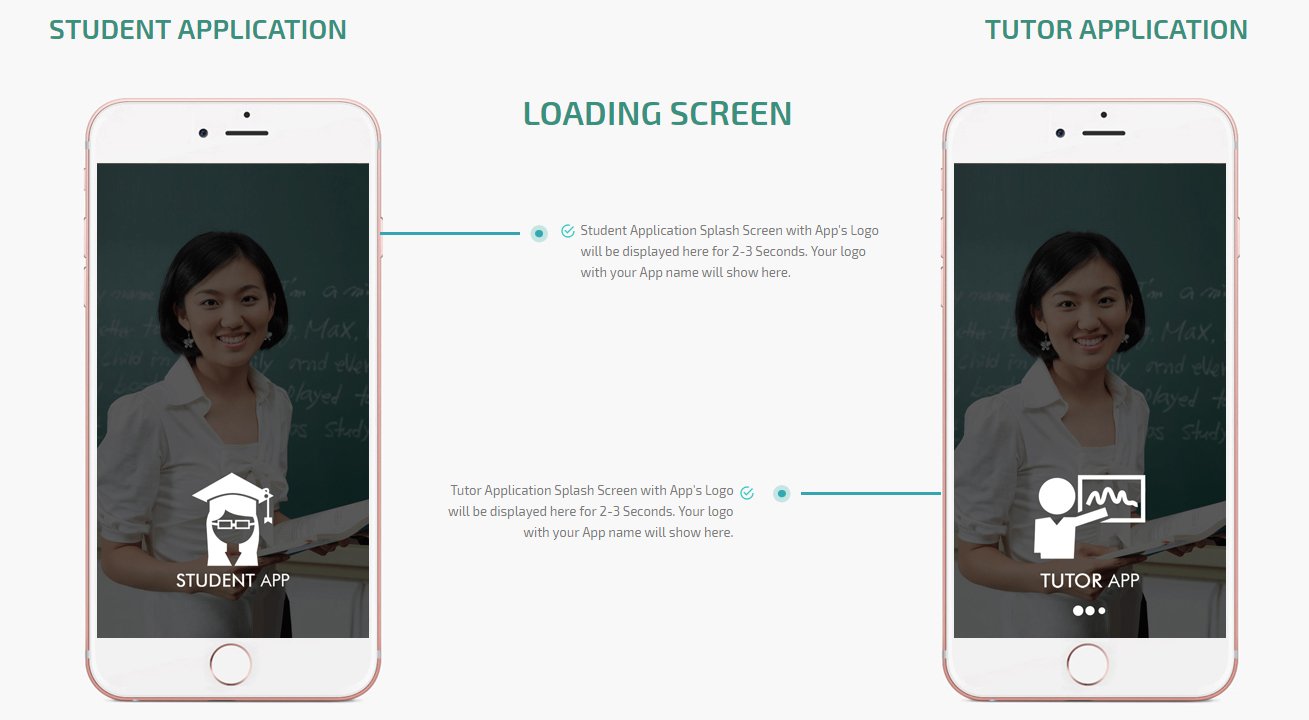 uber for tutors app splash screen