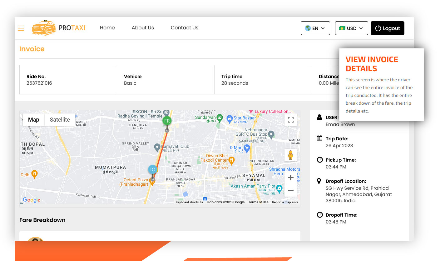 manage trips
