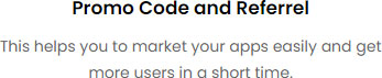 Promo Code and Referrel