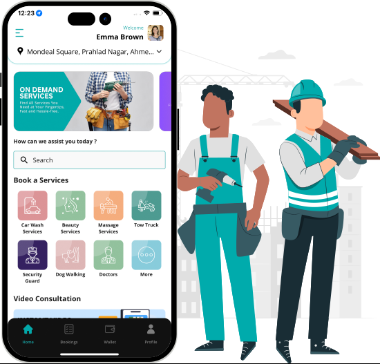 Uber for workers App