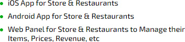 Store & Restaurant Apps
