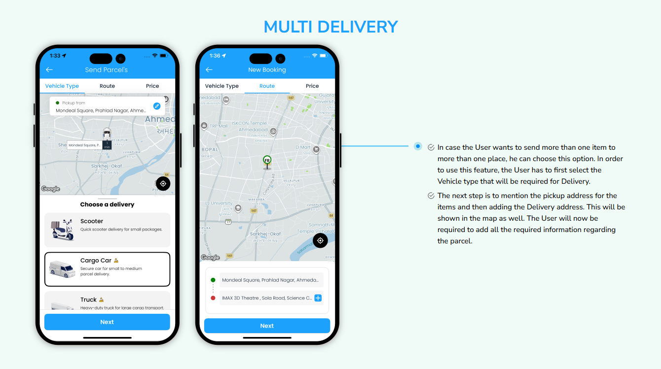 multi delivery