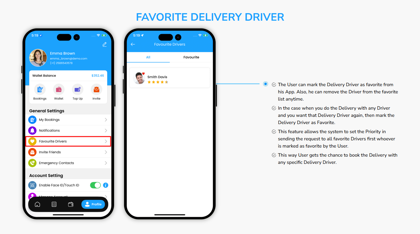 favorite delivery driver