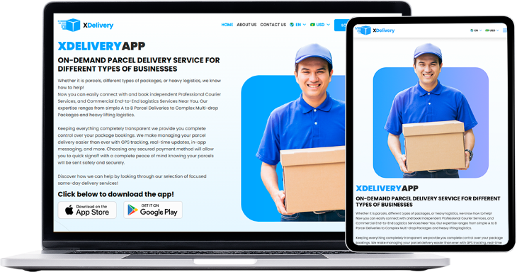 Delivery clone web admin panel