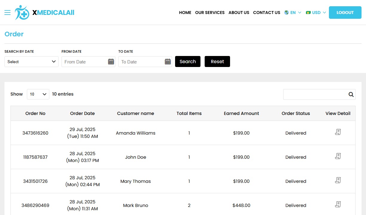 Processing Orders