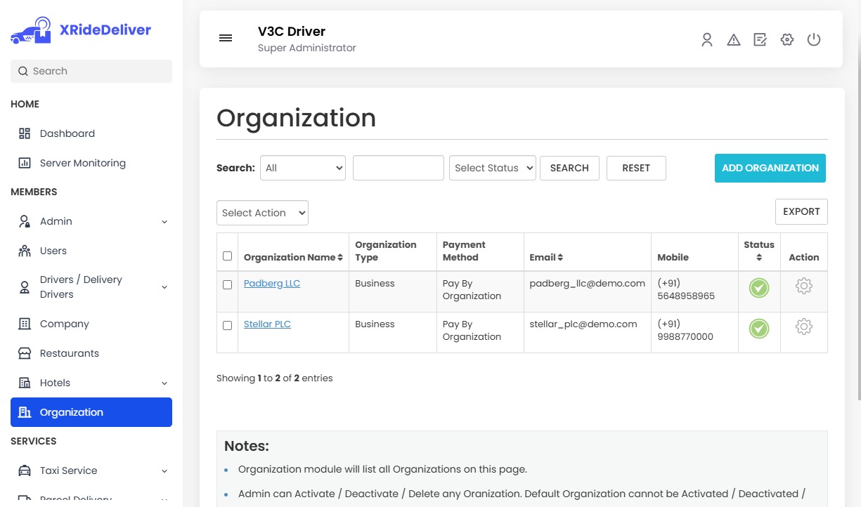 Organization Management