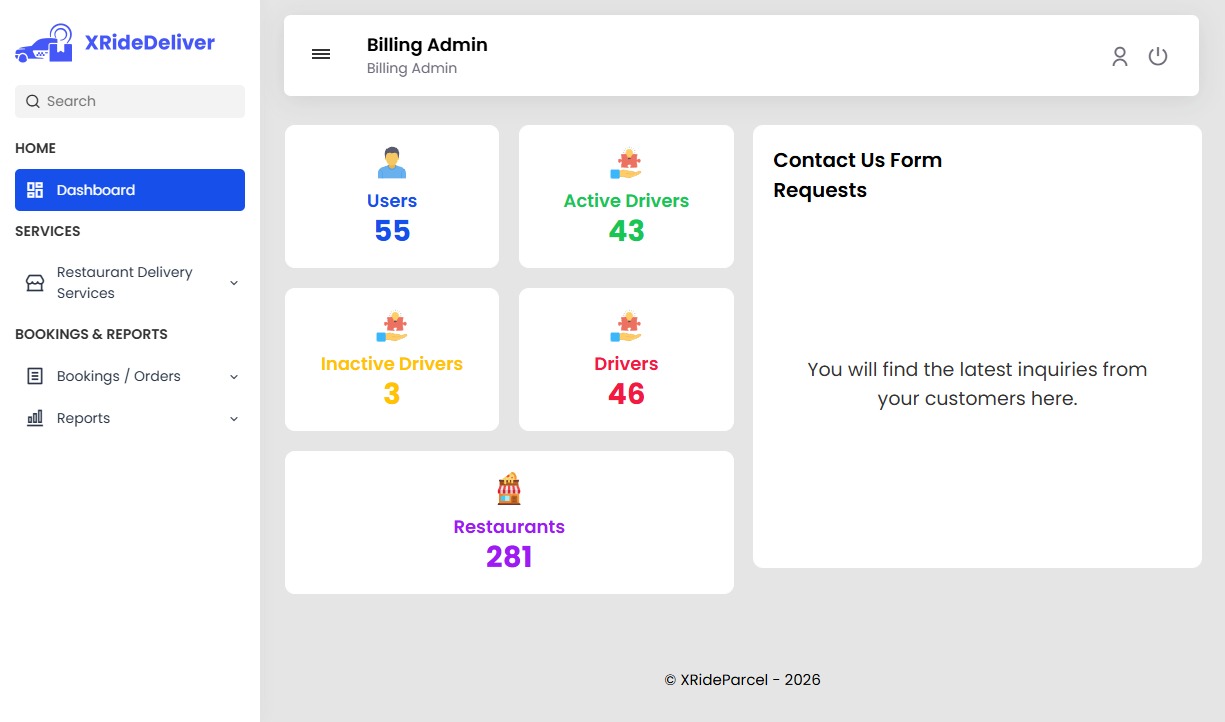 Billing Dashboard