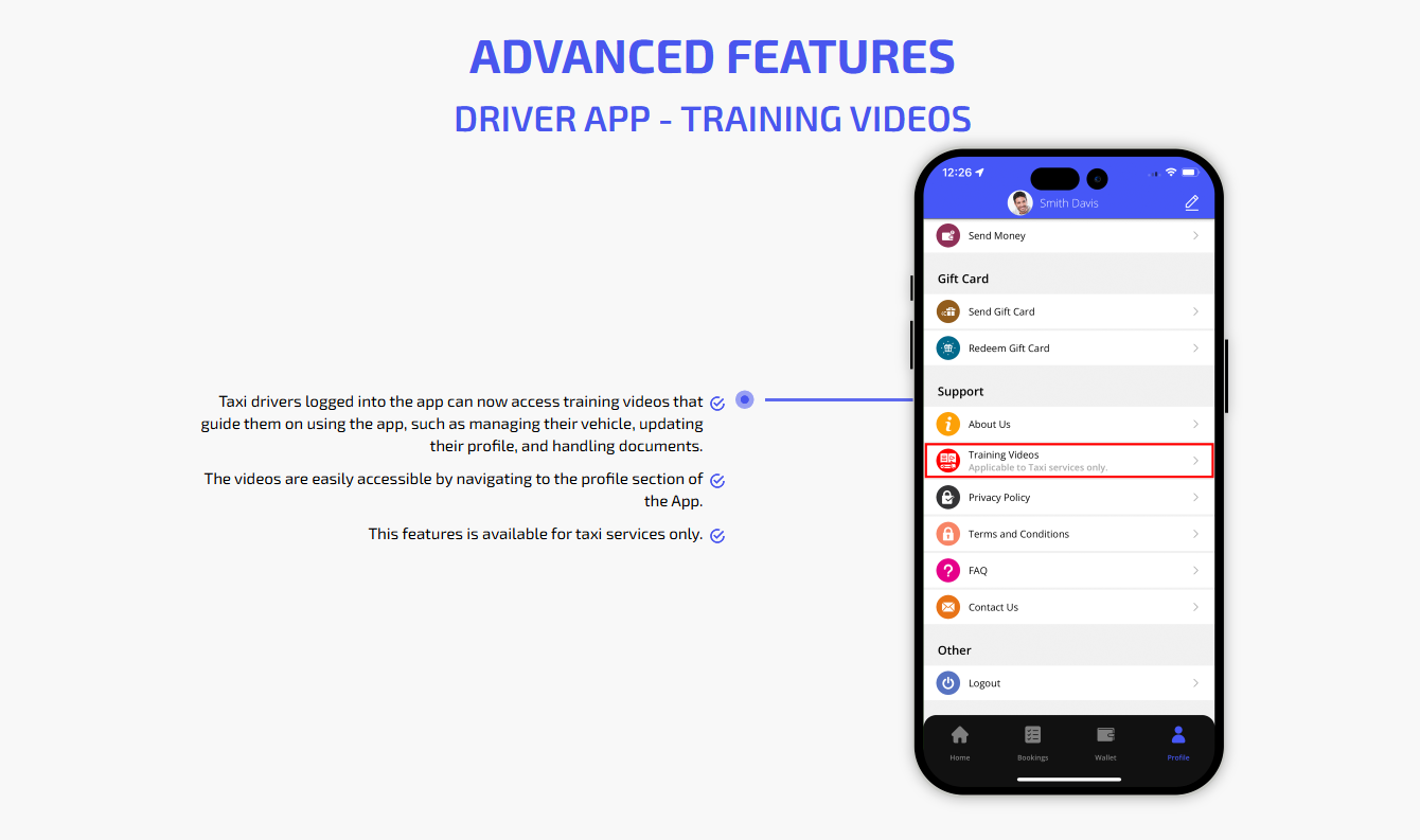 Driver App - Training Videos