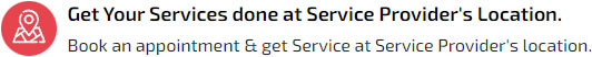 get service done at provider location